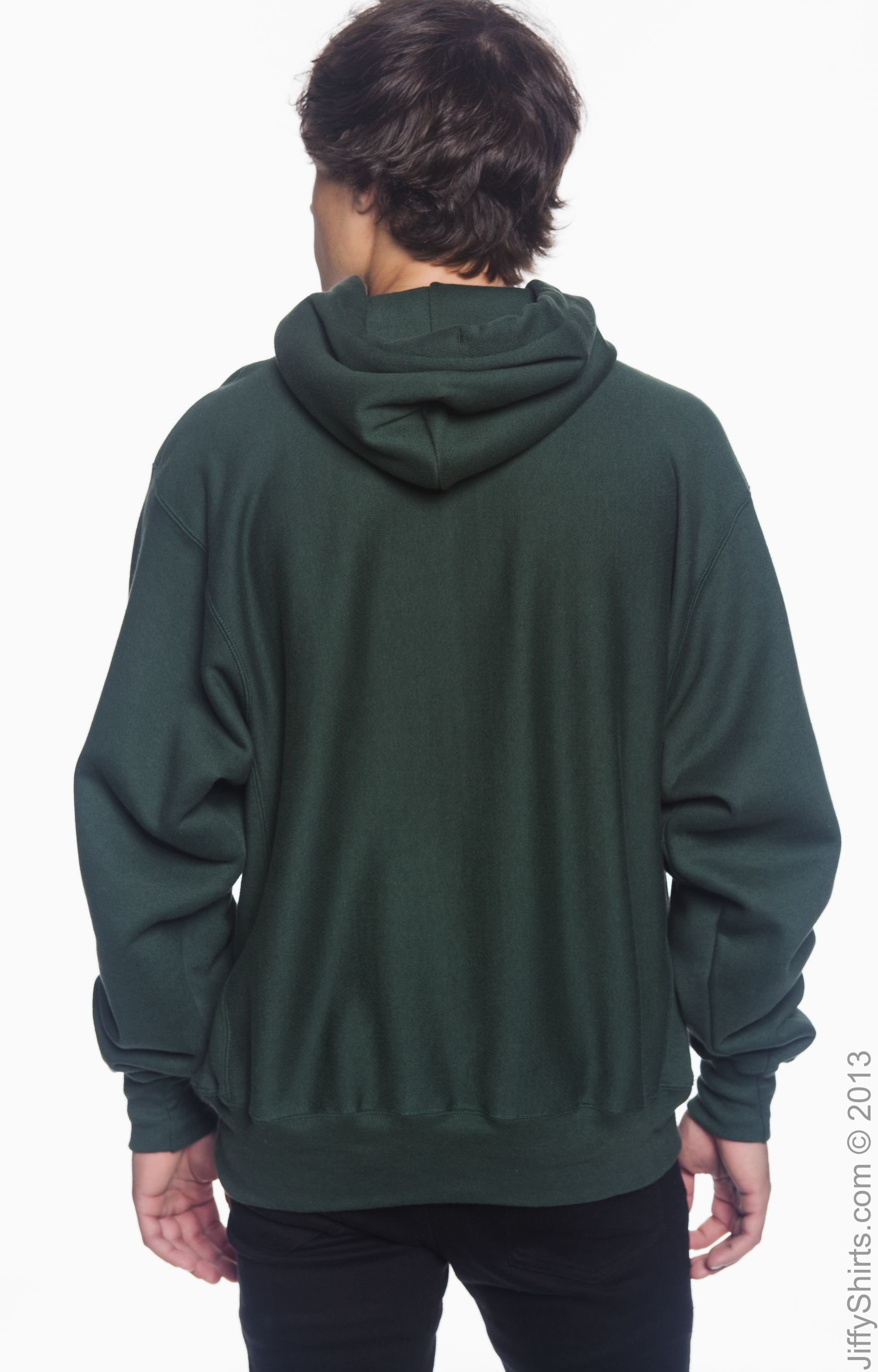 forest green champion sweater