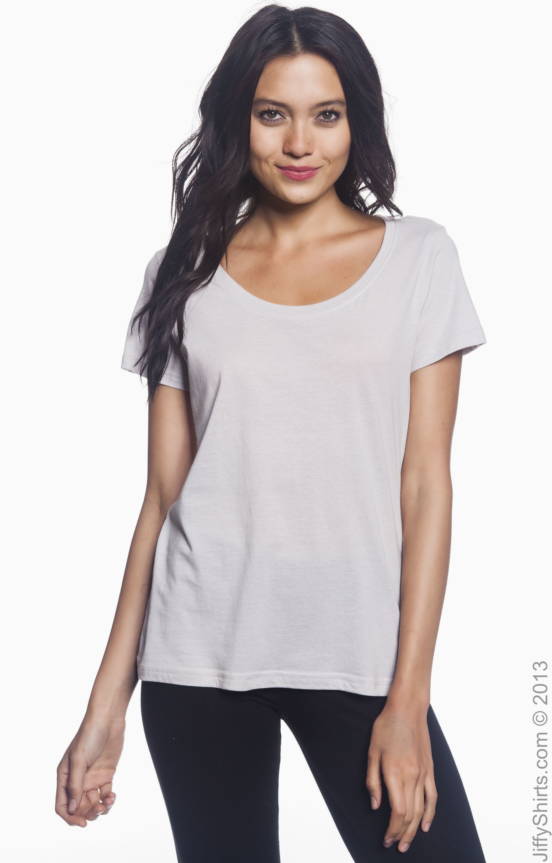 Anvil 391A Ladies' Featherweight Scoop T-Shirt - JiffyShirts.com