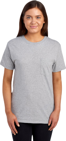 Gildan - Ultra Cotton Pocket T-Shirt - 2300 - White - Size: 4XL 
