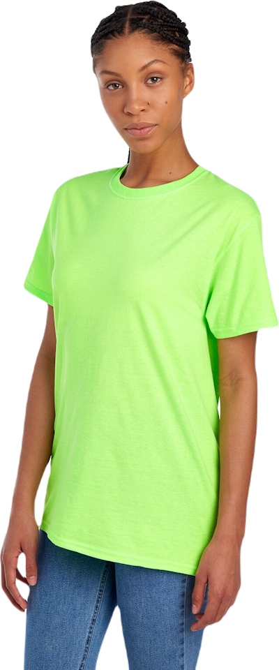 Cheap Custom Neon Green Neon Green-Gold Round Neck Sublimation