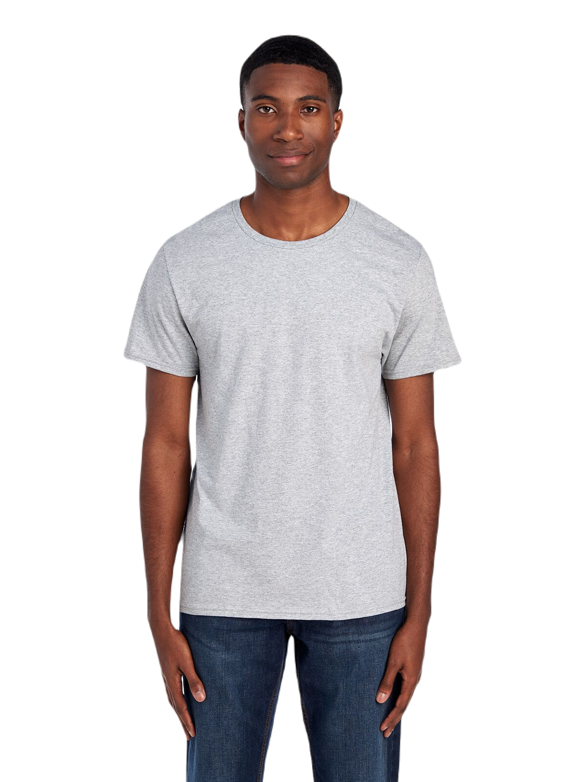 Adult 4.7 oz. Sofspun® Jersey Crew T-Shirt