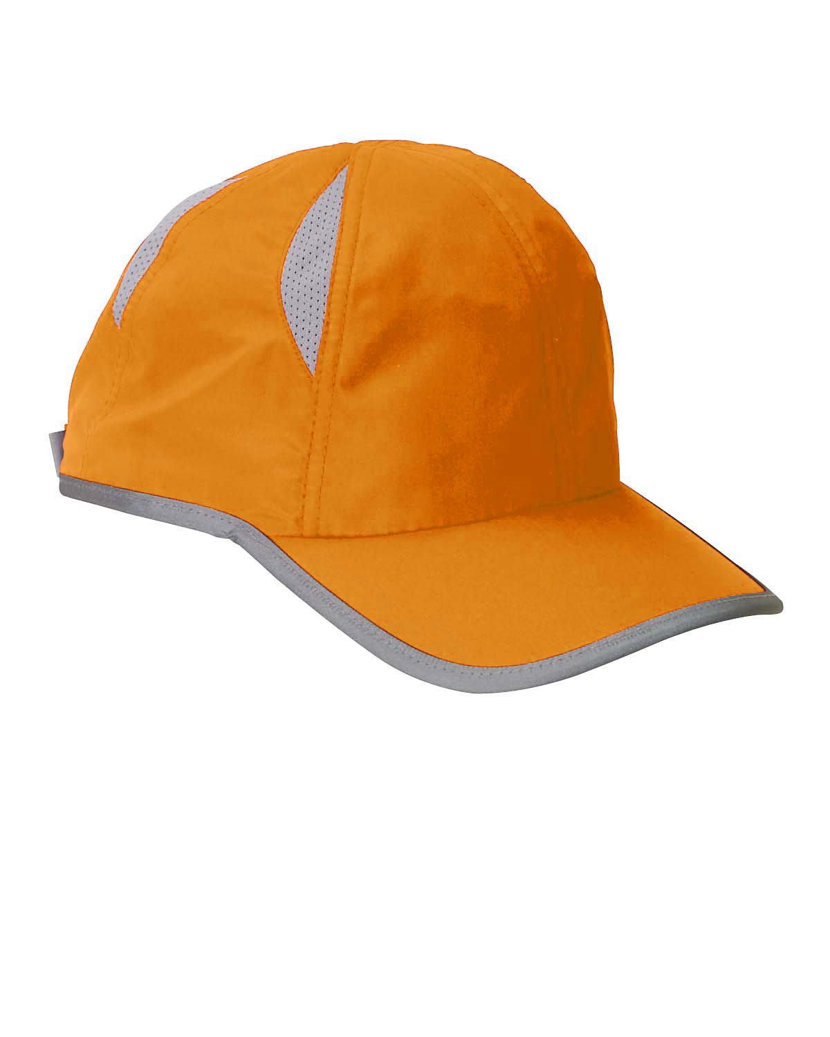 bright orange hat