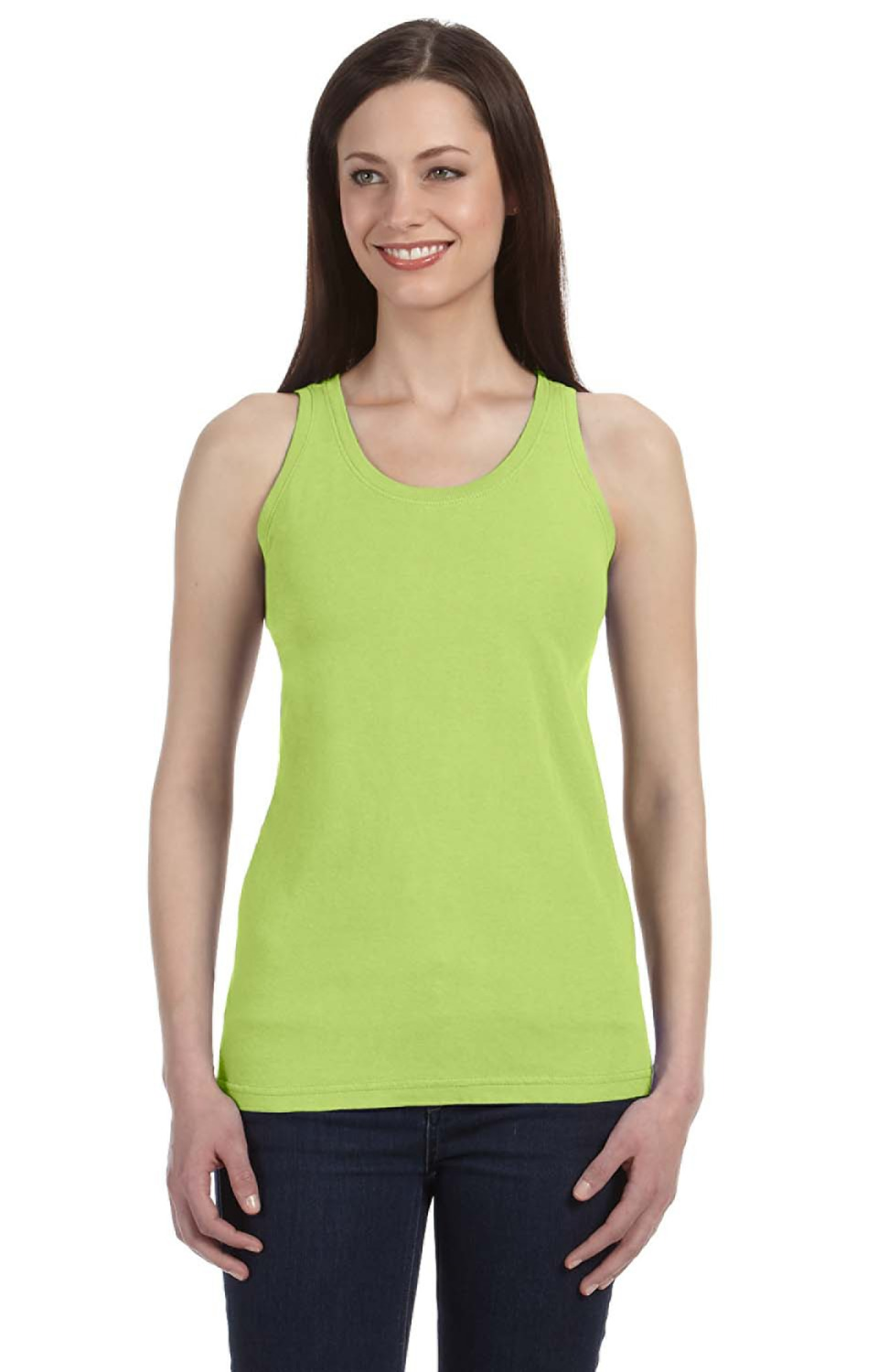 Comfort Colors C4056 Women S 5 4 Oz Ringspun Garment Dyed Tank