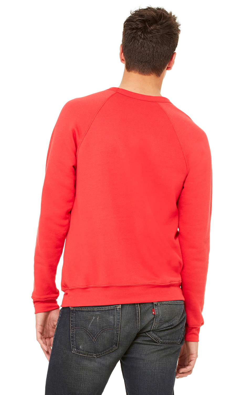 Bella + Canvas 3901 Red Unisex Sponge 
