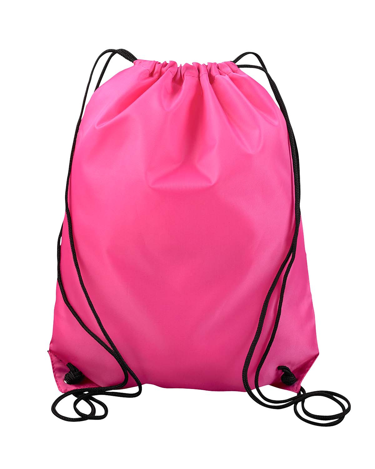 pink drawstring backpack