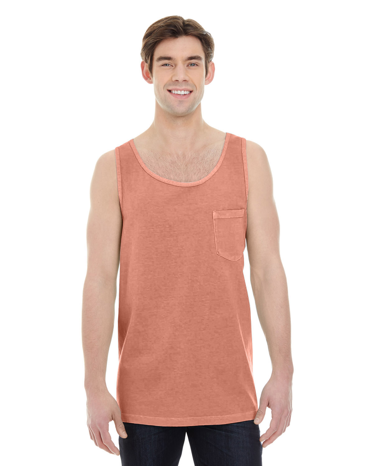 Comfort Colors 9330 Terracotta Adult Heavyweight RS Pocket Tank ...