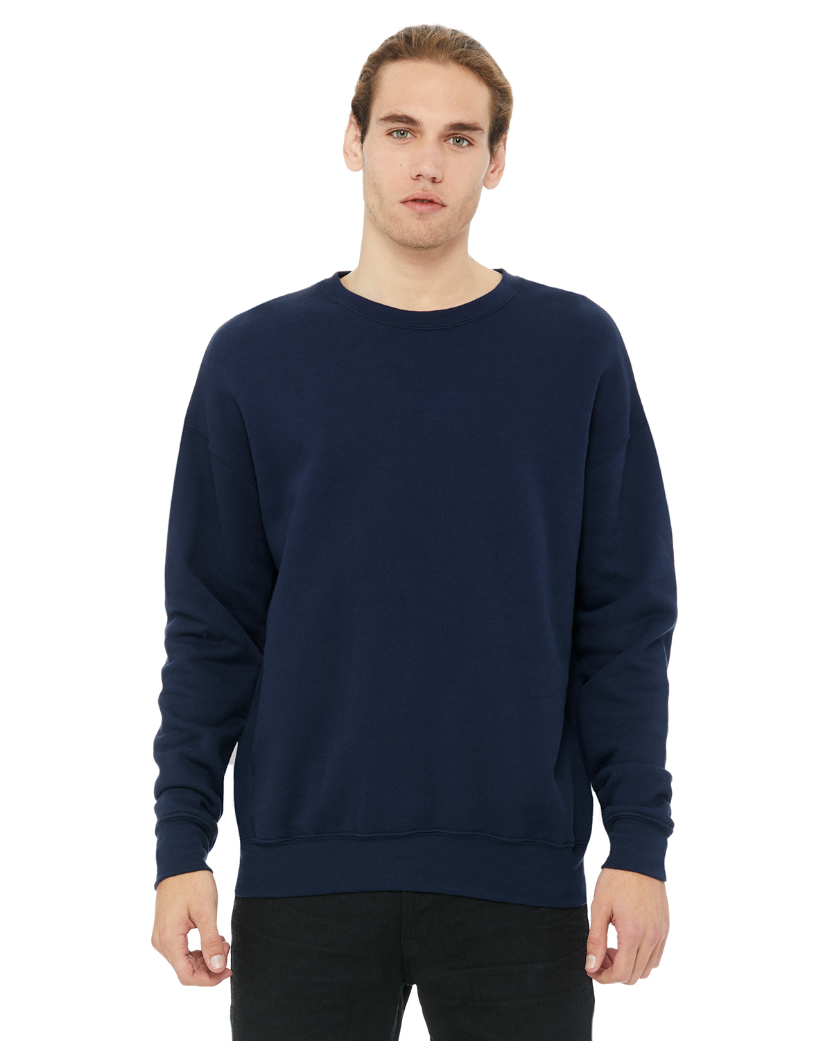 Bella + Canvas 3945 Brick Unisex Drop Shoulder Fleece