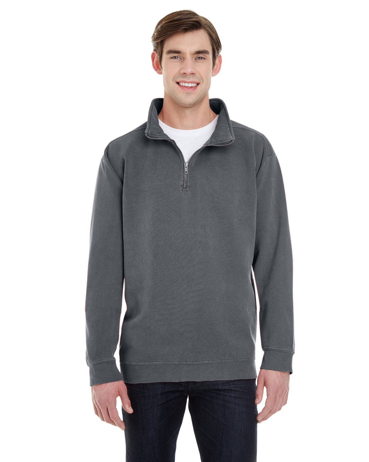 comfort colors zip sweatshirt