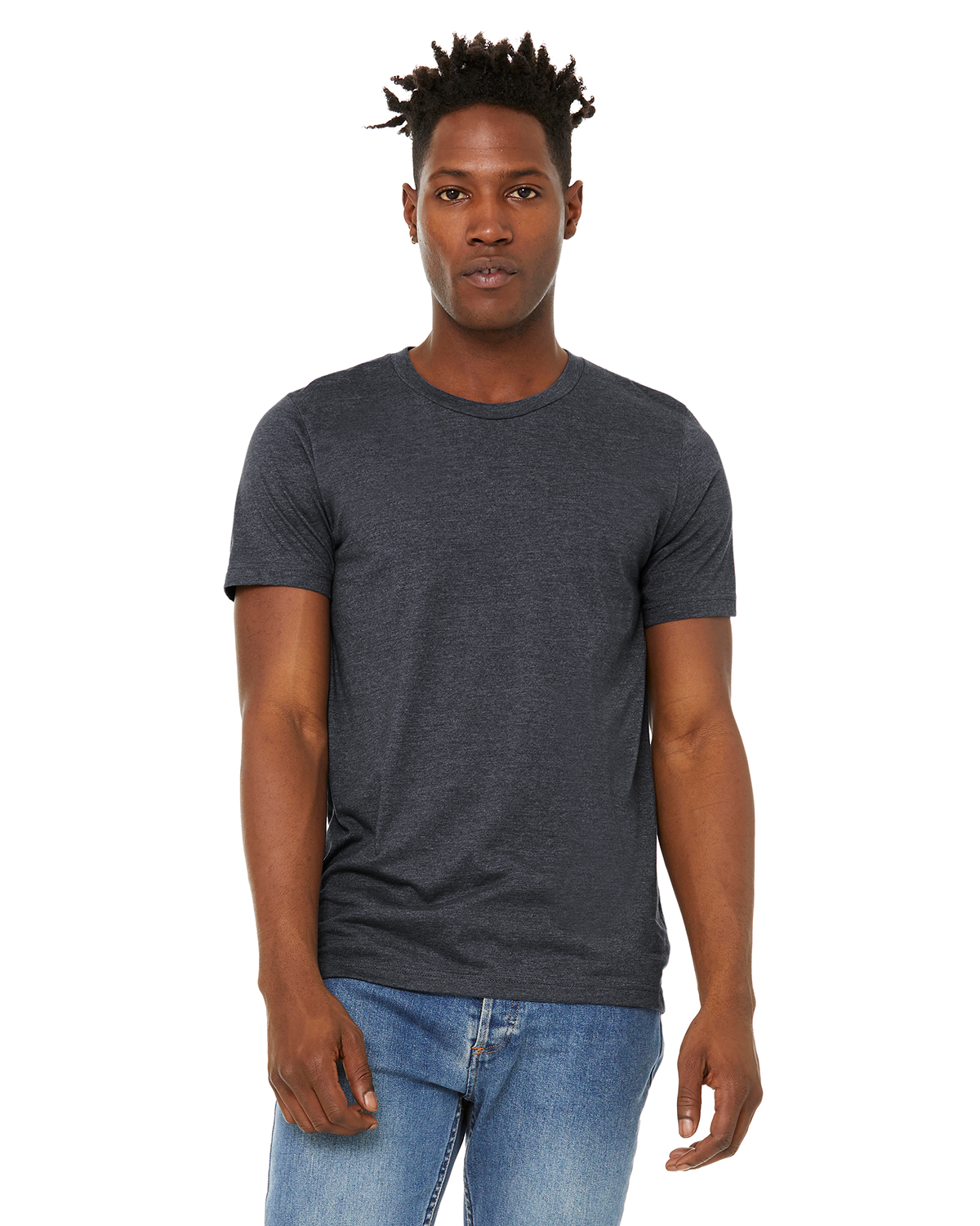 Download Bella + Canvas 3301C Heather Autumn Unisex Sueded T-Shirt