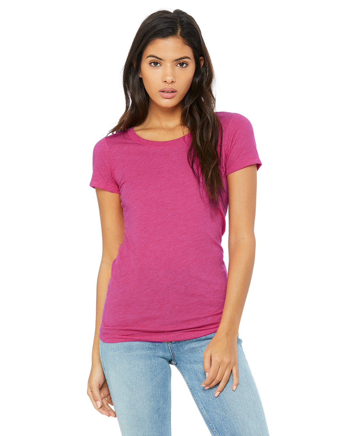 Bella + Canvas B8413 Berry Triblend Ladies' Triblend Short Sleeve T Shirt