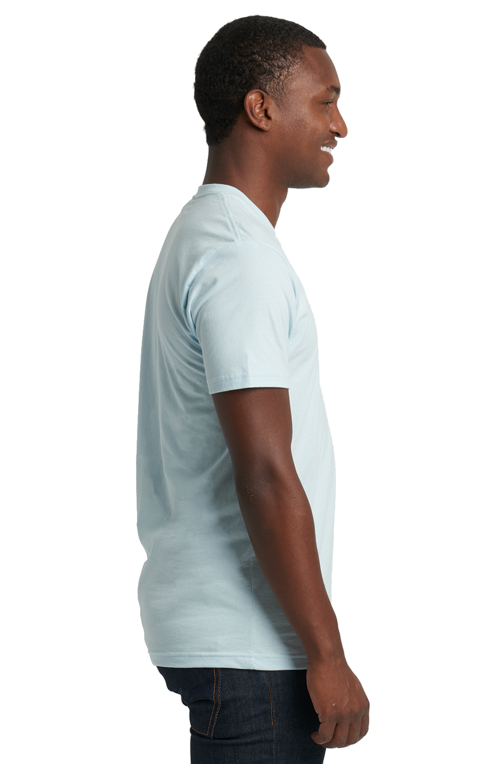 Next Level 3600 Unisex Cotton T Shirt - Light Blue - XL
