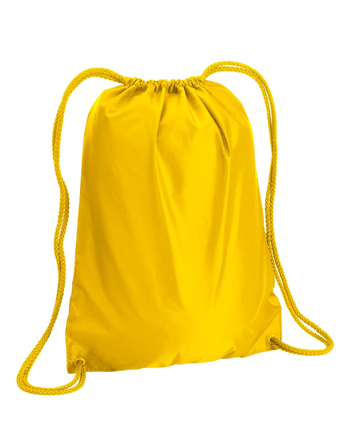 yellow drawstring bags