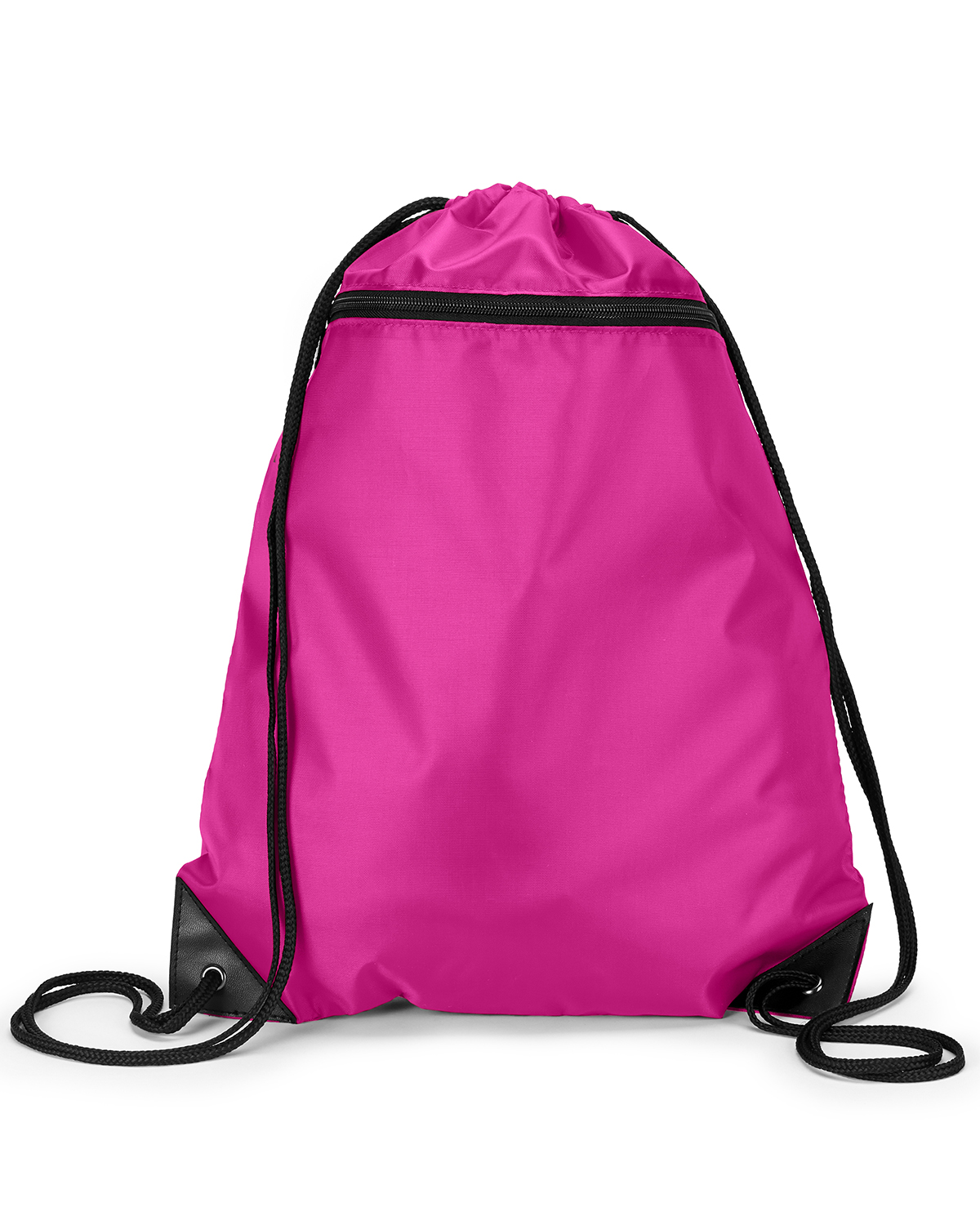 pink drawstring backpack