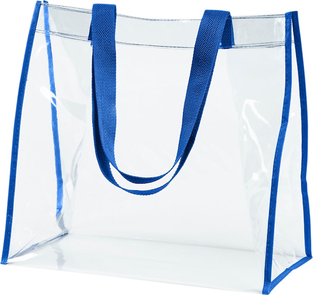 Color Trim Clear Tote Bag