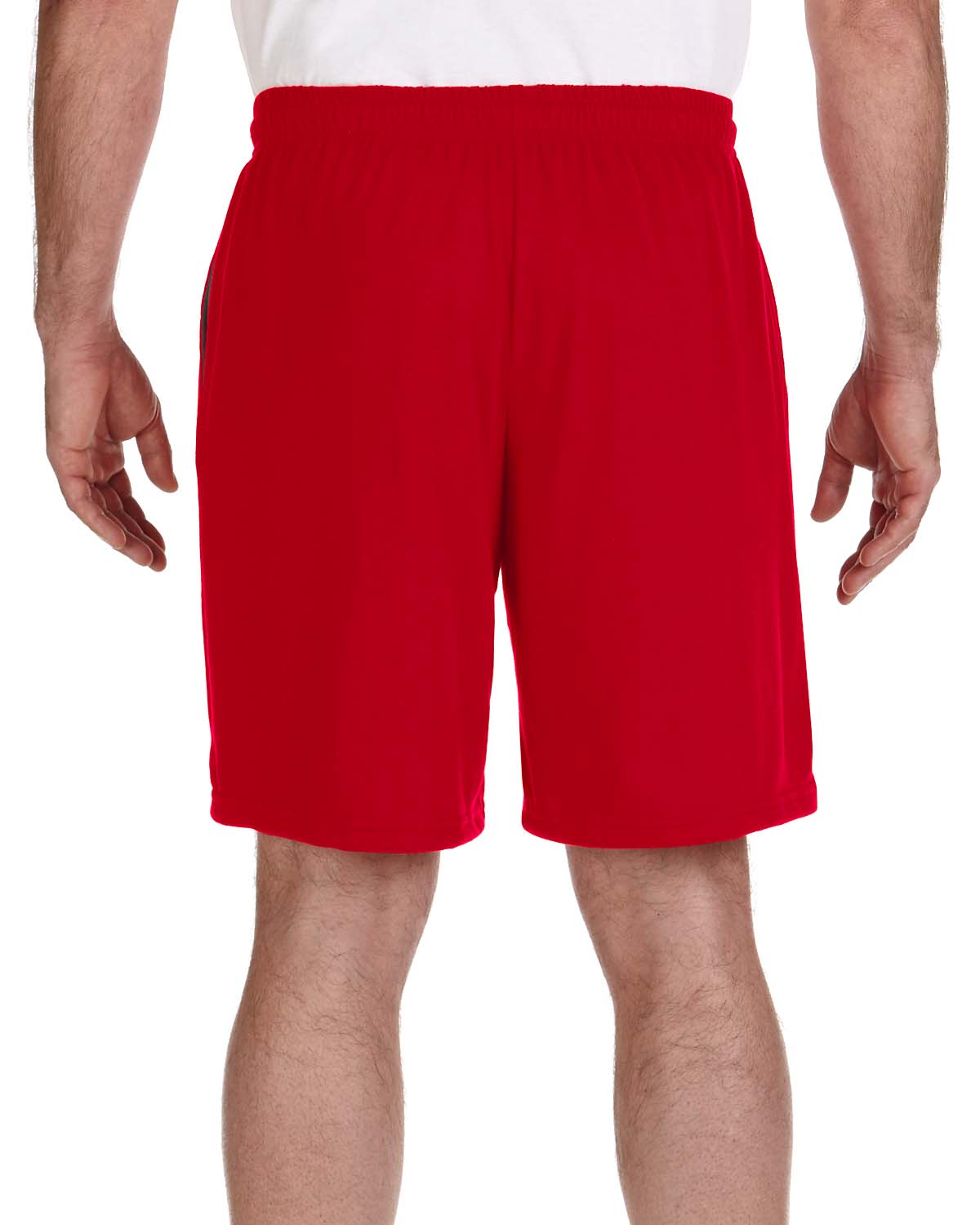 Gildan Mens Dri-Fit Shorts with Pockets 100% Polyester 9 Inch S-3XL M-G44S30 