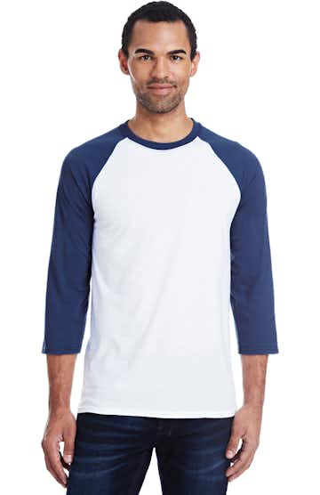 Hanes 42BA White/Navy