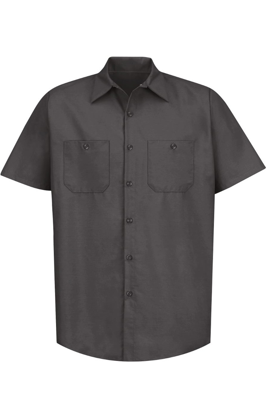 Red Kap SP24 Industrial Short Sleeve Work Shirt | JiffyShirts