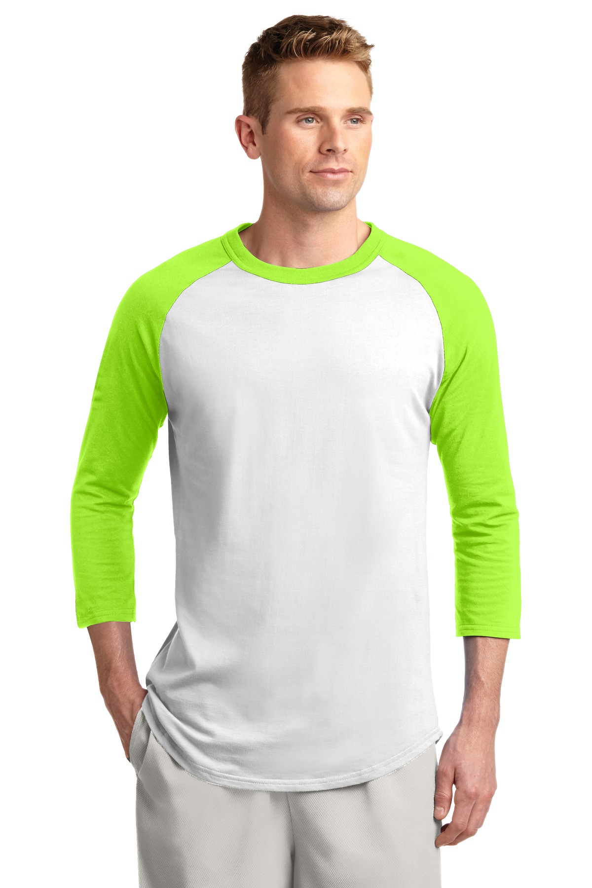 lime green raglan