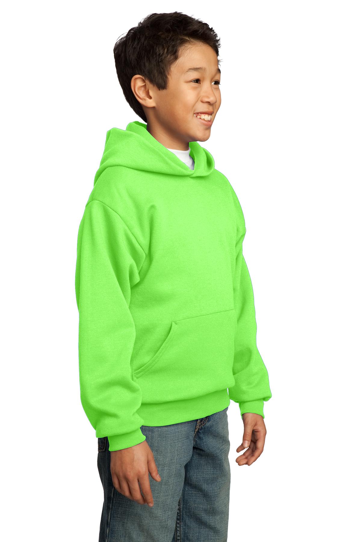 Port Company Pc90 Yh Youth Core Fleece Pullover Hooded