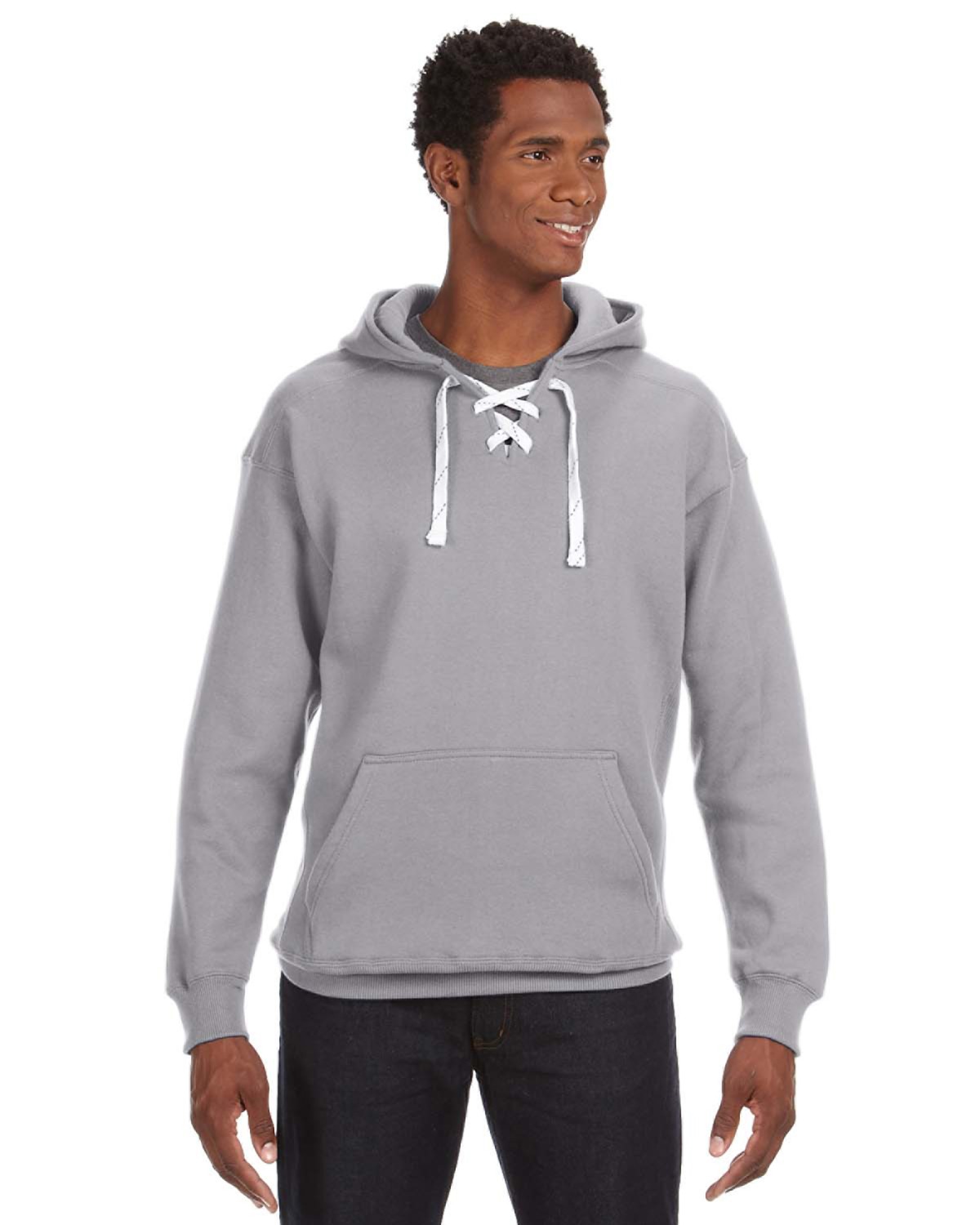 j america hockey lace hoodie