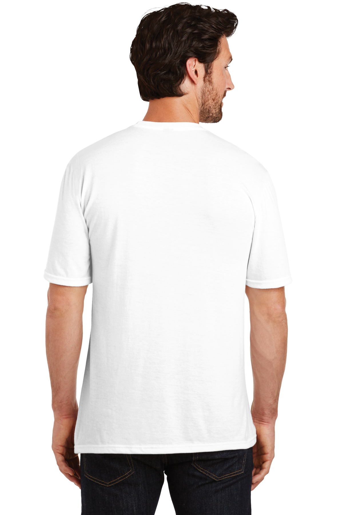 District DM130 White Unisex Perfect Tri 