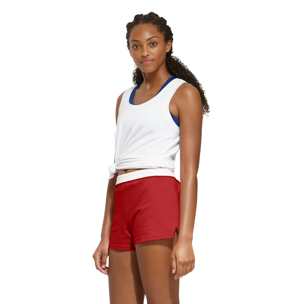 Soffe M037 Red Authentic Women's Junior Short | JiffyShirts