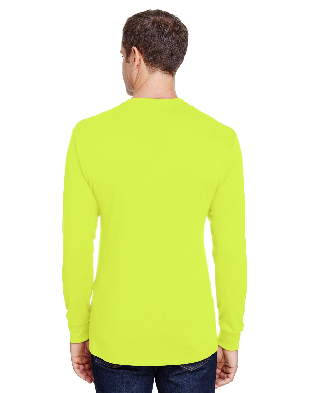 Hanes Adult Workwear Long-Sleeve Pocket T-Shirt S-4XL W120 