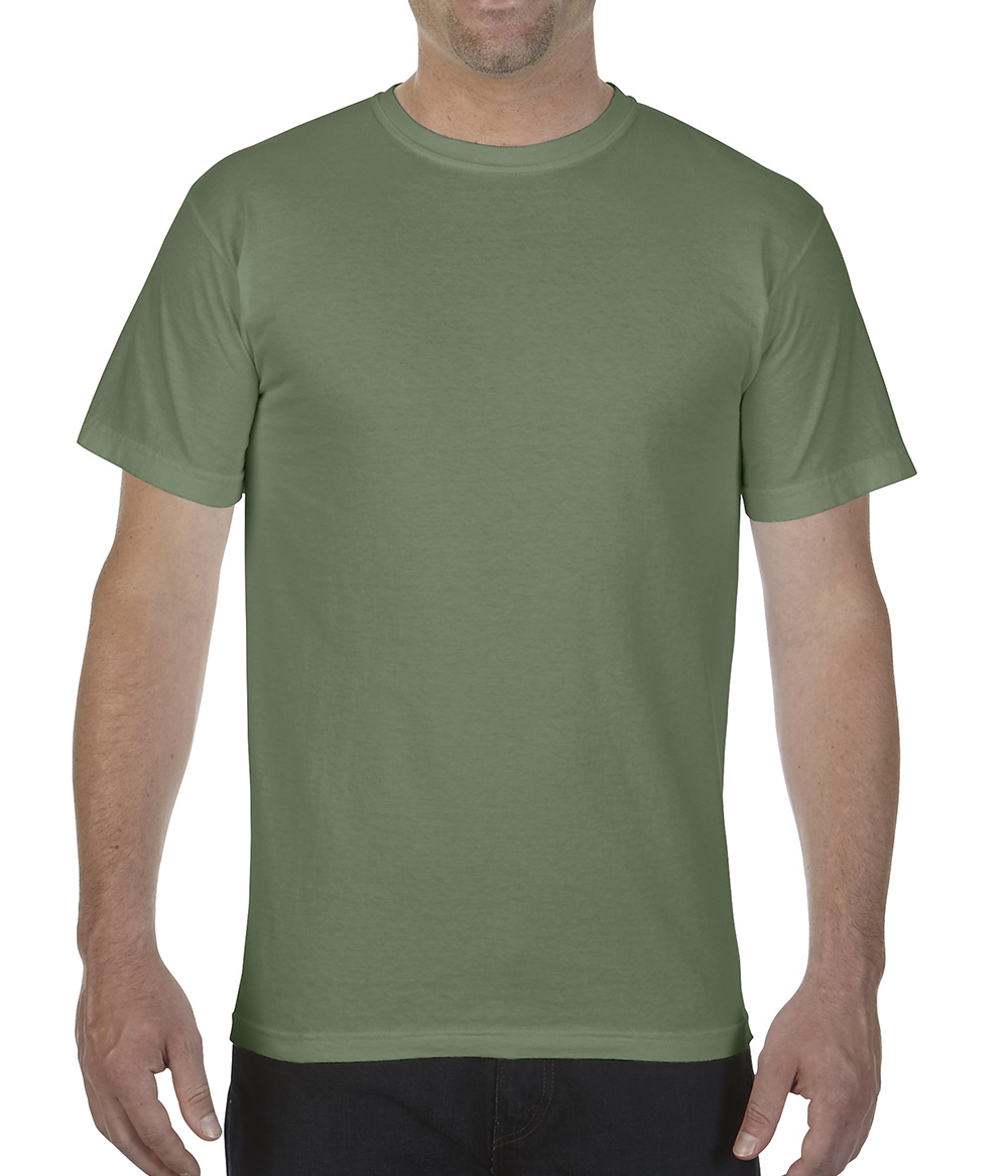 Comfort Colors C9030 Moss Garment-Dyed Heavyweight T-Shirt | JiffyShirts