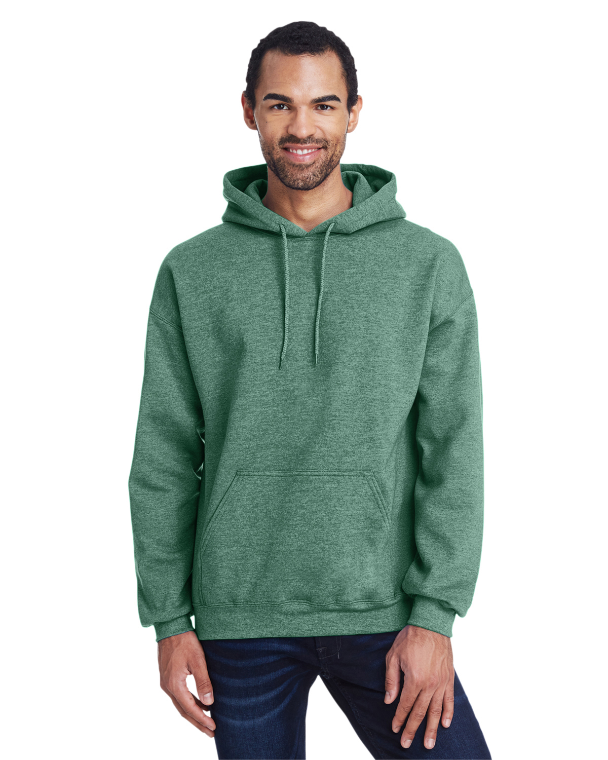 Gildan G185 Heather Sport Dark Green 