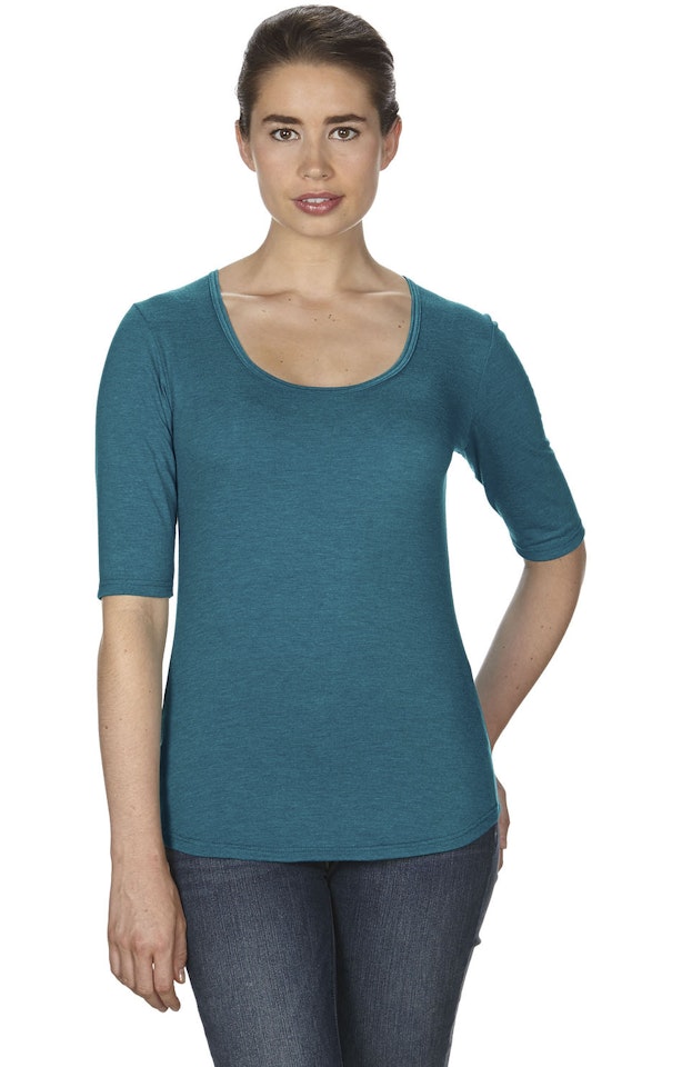 Anvil 6756L Heather Galapagos Blue