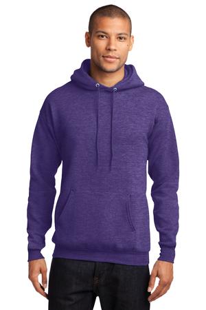 Port \u0026 Company PC78H Core Fleece Pullover Hooded Sweatshirt - Heather Purple - S