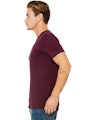 Bella + Canvas 3413C Solid Maroon Triblend
