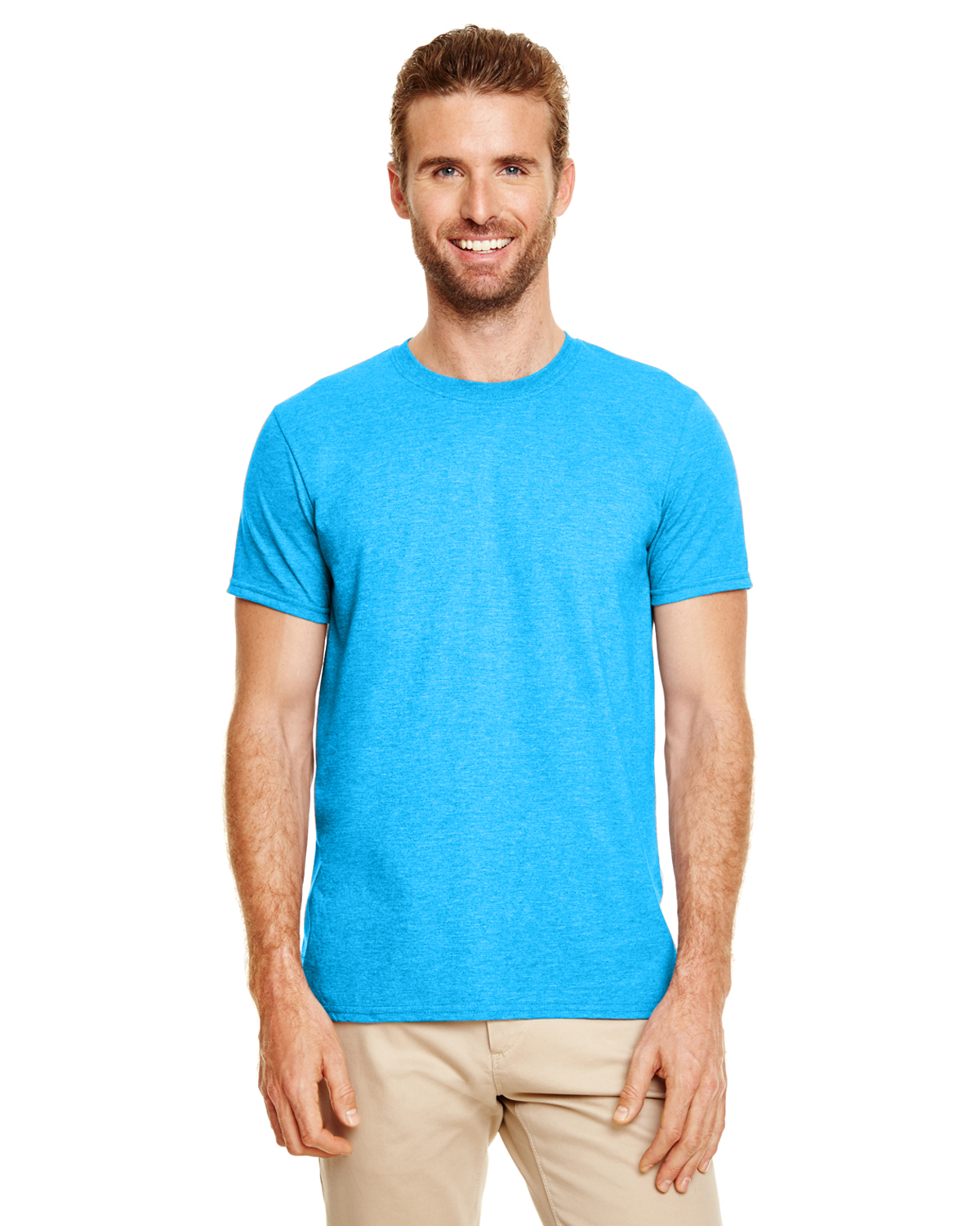 Gildan 64000 Softstyle T-Shirt - Heather Sapphire S