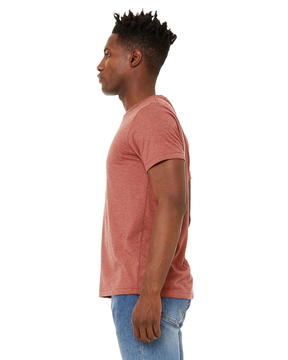 Download Bella + Canvas 3301C Heather Autumn Unisex Sueded T-Shirt