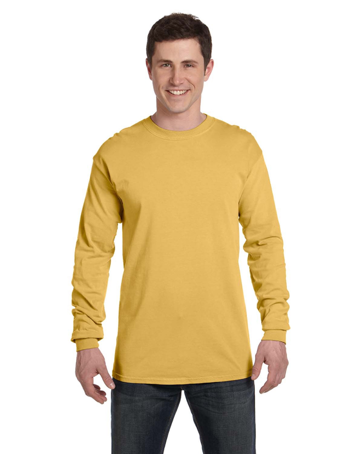 yellow comfort colors shirt