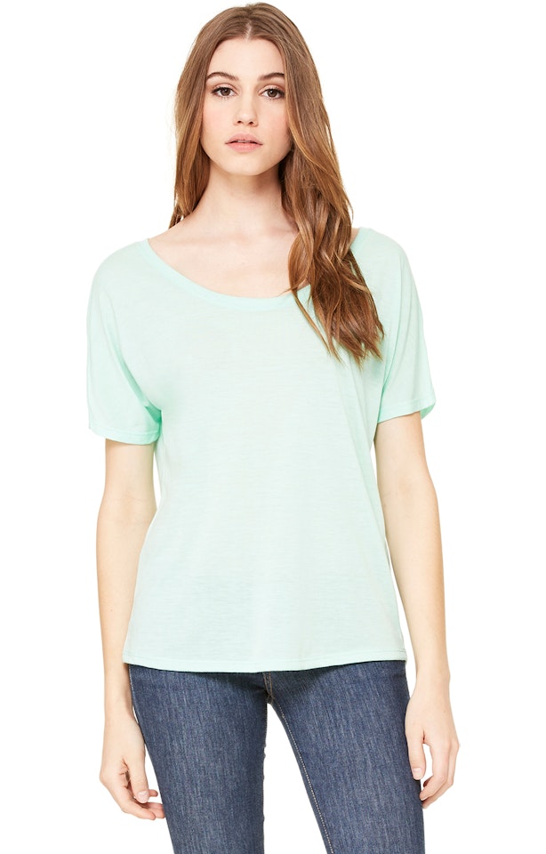 Bella + Canvas 8816 Mint Ladies' Slouchy T-Shirt | JiffyShirts