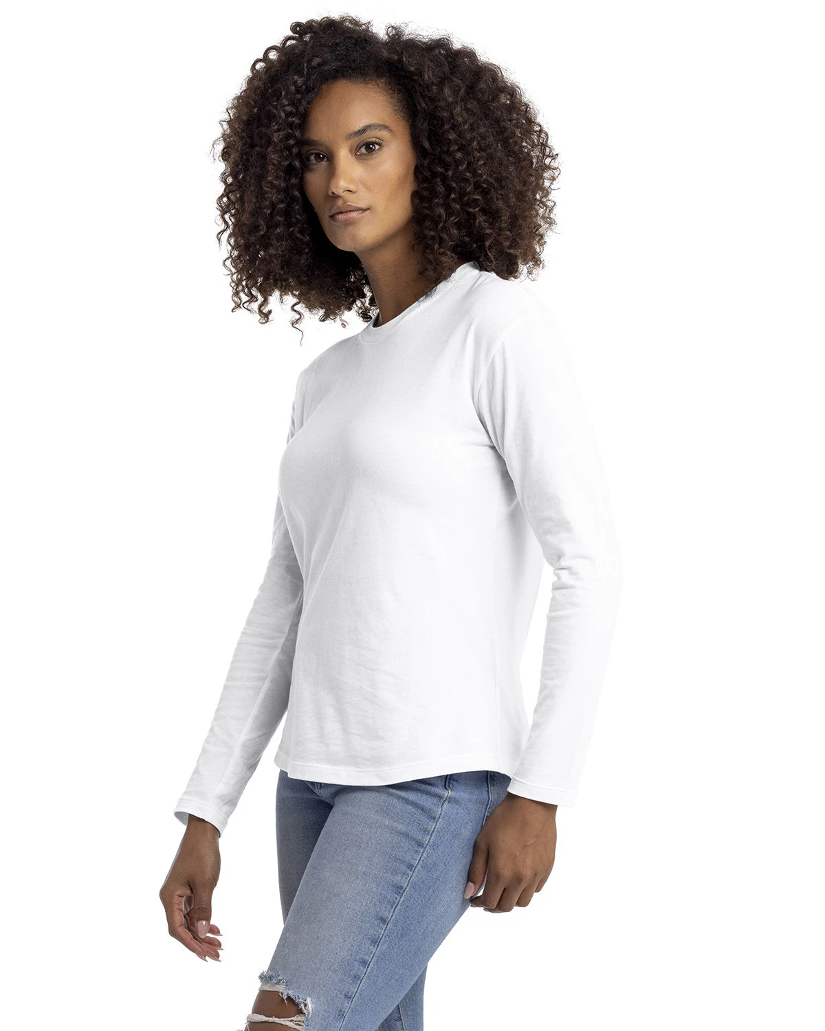 Next Level 3911 Nl Ladies' Relaxed Long Sleeve T Shirt | Jiffy Shirts