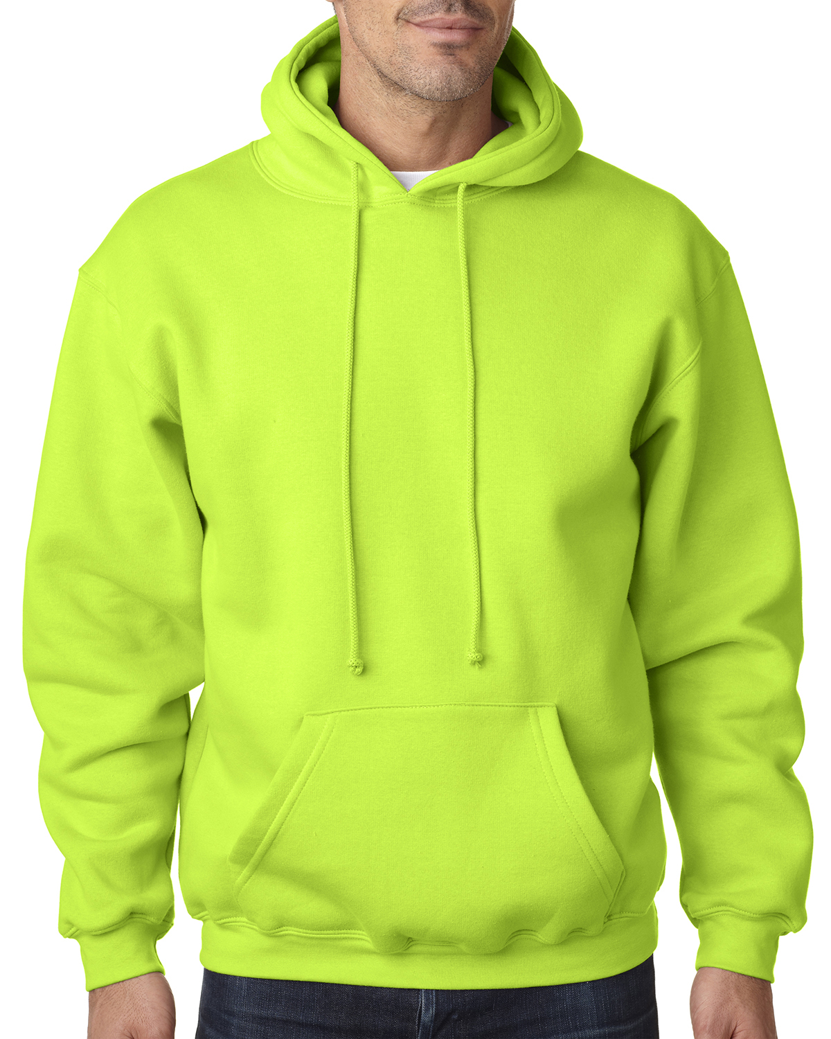 Bayside Ba960 Adult 9.5 Oz. 80 20 Pullover Hooded Sweatshirt