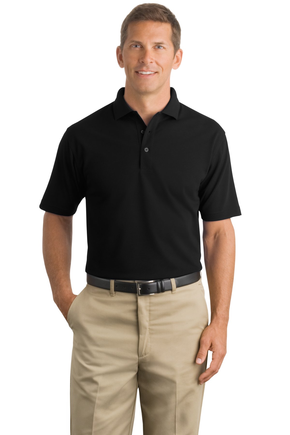 CornerStone CS402 Unisex Industrial Pique Polo | JiffyShirts