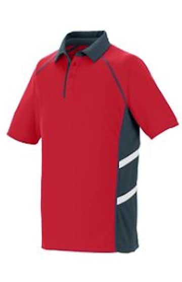 Augusta Sportswear 5026 Red / Slate / White