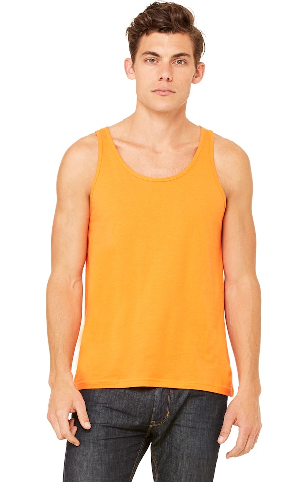 Download Bella + Canvas 3480T Orange Unisex Jersey Tank (3XL-5XL)