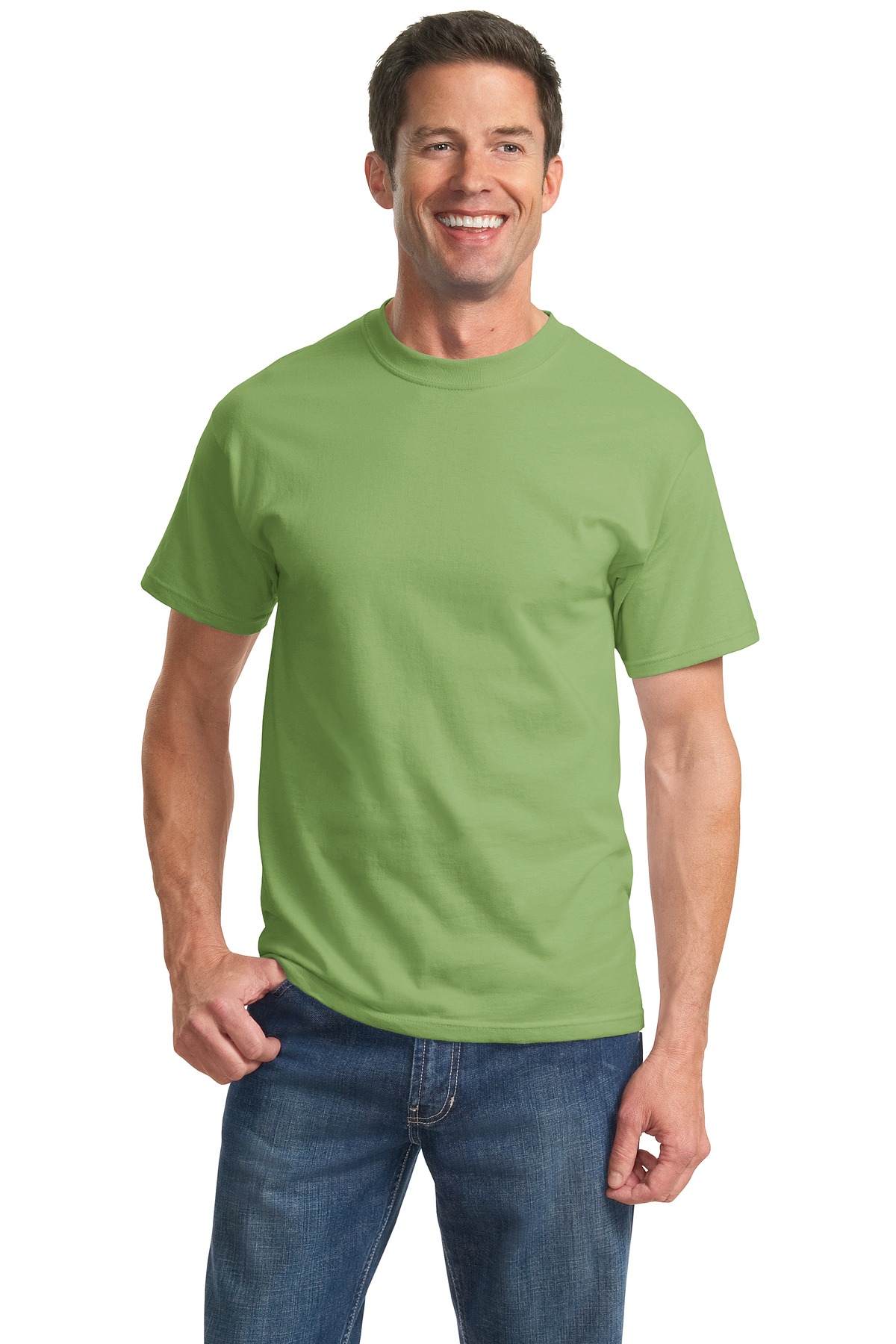 Port /& Company Tall Essential T-Shirt-4XLT Sand ,2X Tall,Light Blue