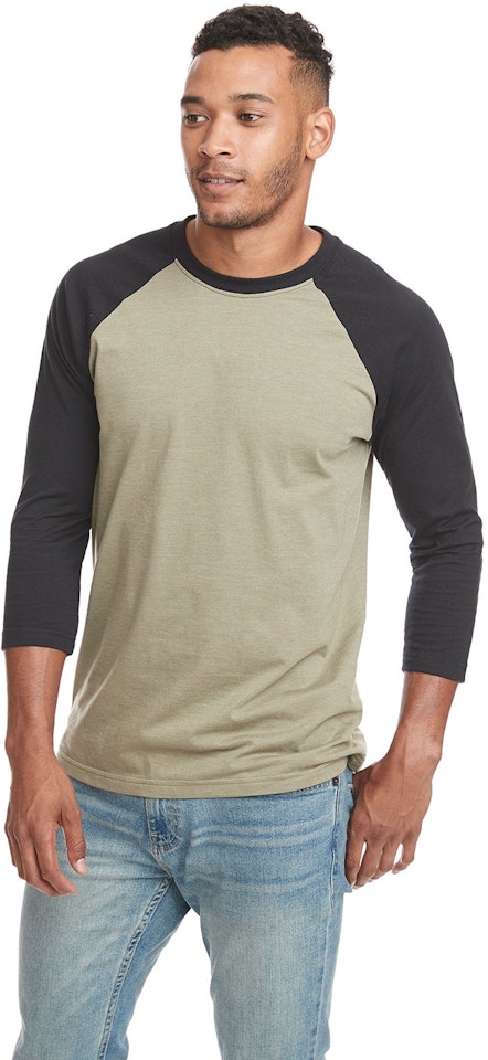 Men's Orange 3's Company Long Sleeve Raglan Shooting T-Shirt