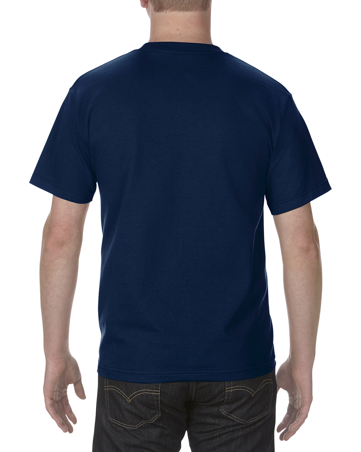 American Apparel AL1301 Unisex Heavyweight T-Shirt – Pack Of 5, Crew Neck, Short Sleeve, Solid Colors, S-4XL, Made In USA