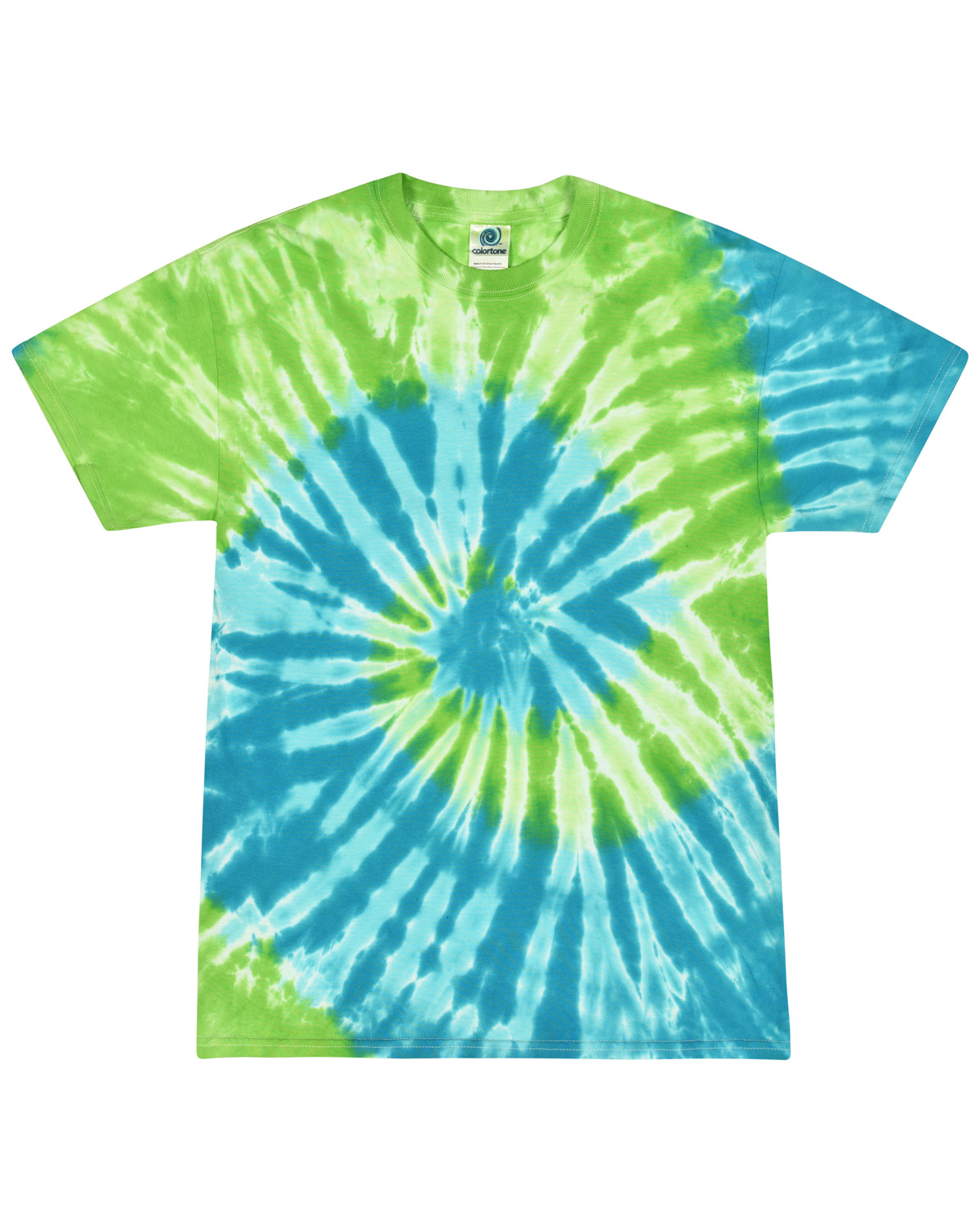 Tie Dyed Shop Rainbow Tie Dye T-Shirt 12 Color Spiral: Adult Small to 6X 