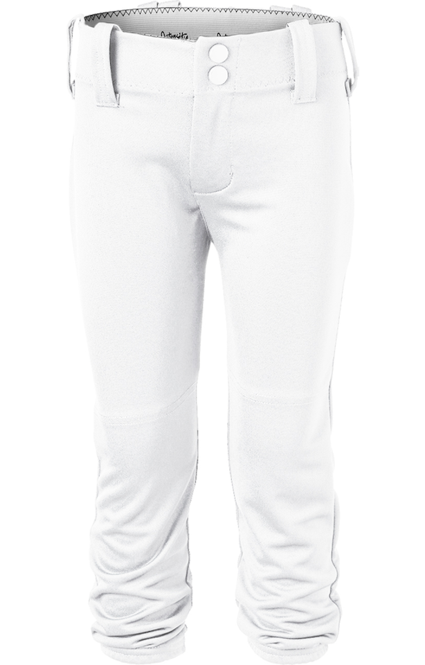 Soffe Intensity ND5341G White Girls Slap Hip Low Rise Pant | JiffyShirts
