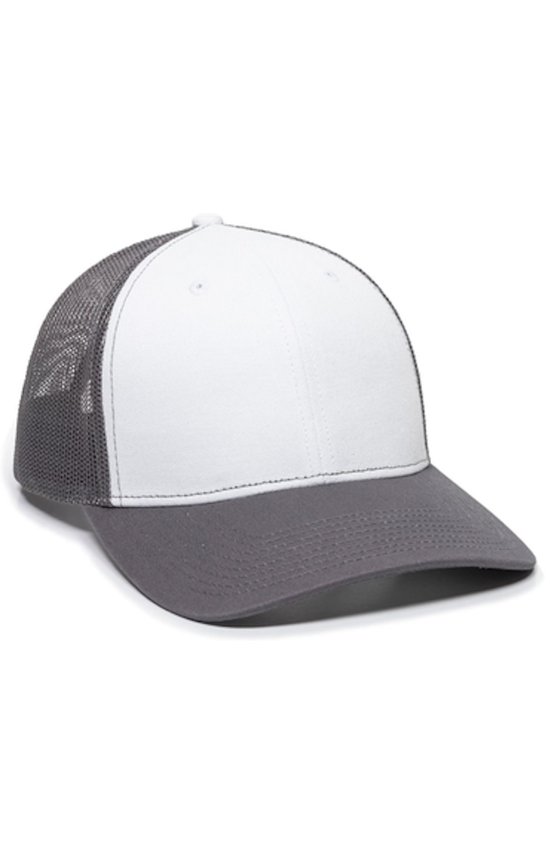 Outdoor Cap OC771 White / Charcoal / Charcoal