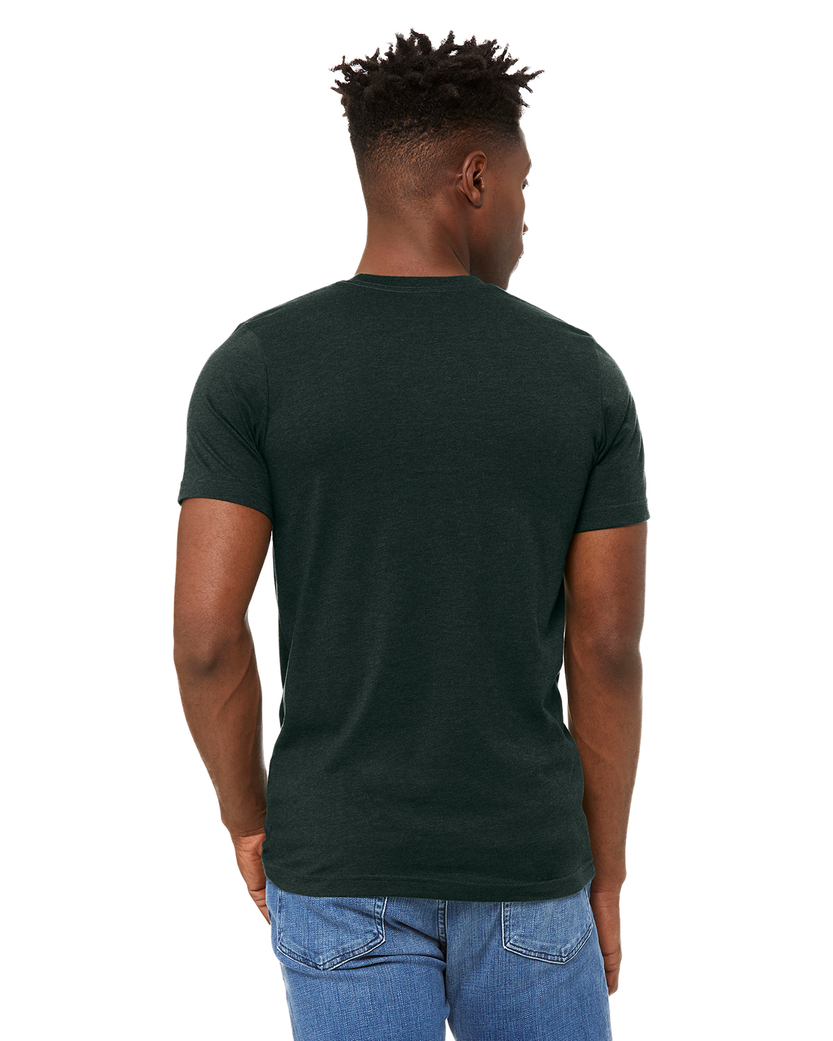 bella canvas heather emerald