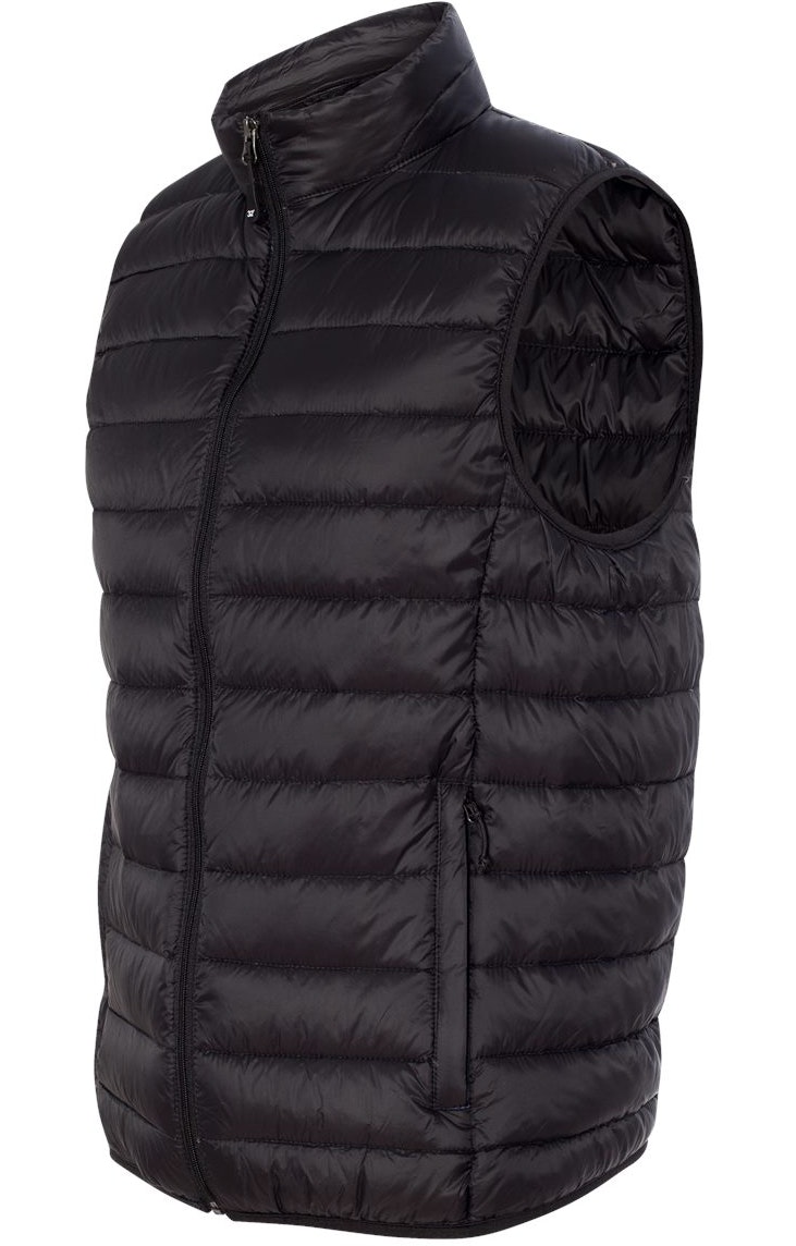 Weatherproof 16700 Black 32 Degrees Packable Down Vest | JiffyShirts