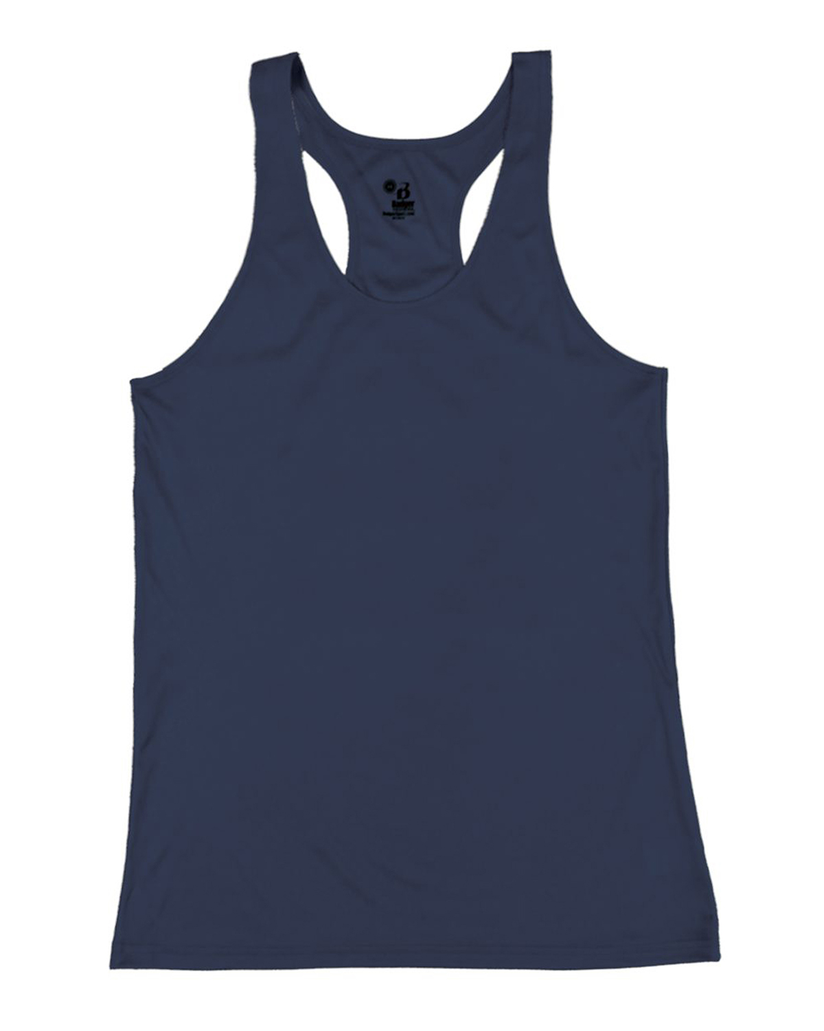 Badger 4166 Navy Women’s B-Core Racerback Tank Top | JiffyShirts